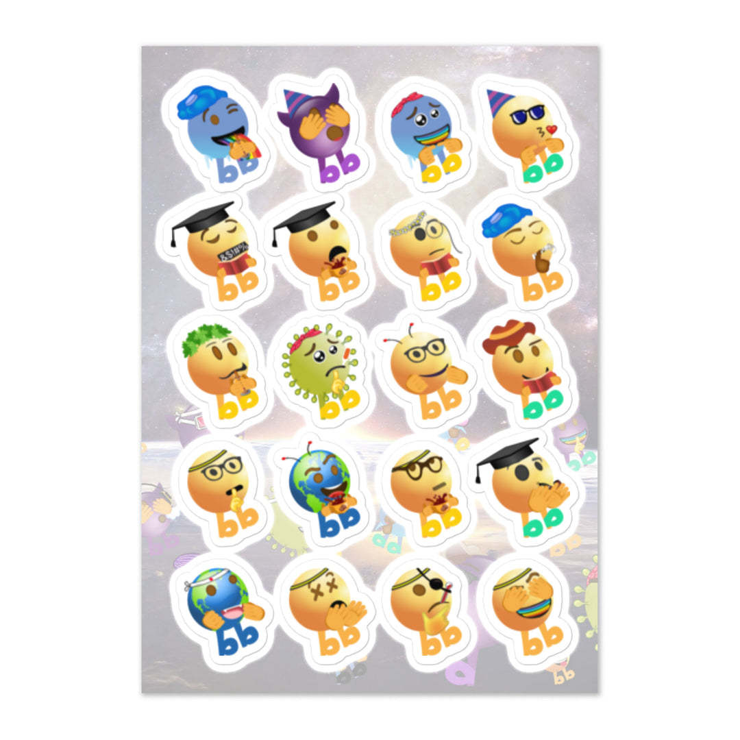 Megabb Buddy Stickers - Emojibb