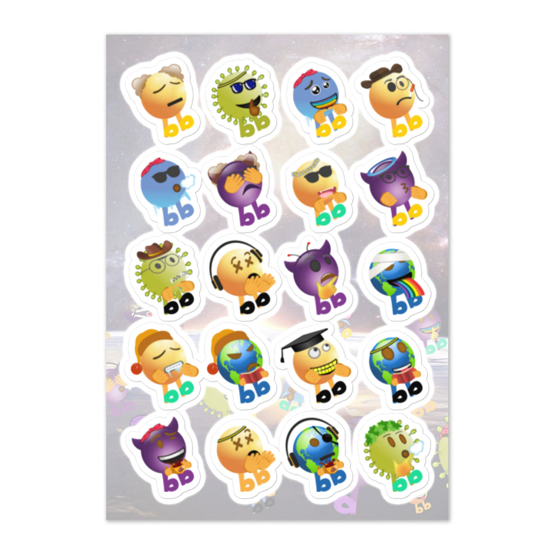 Megabb Buddy Stickers - Emojibb