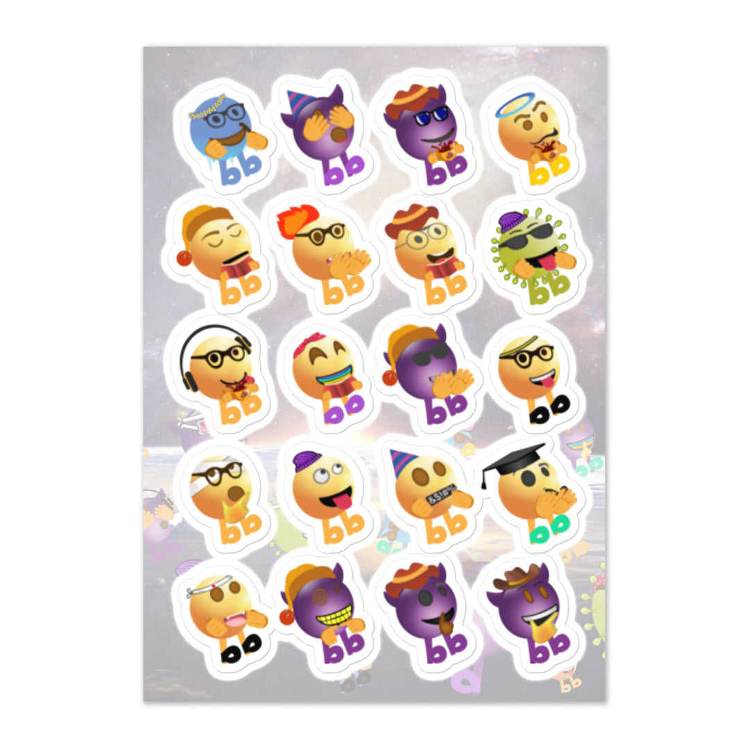 Megabb Buddy Stickers - Emojibb