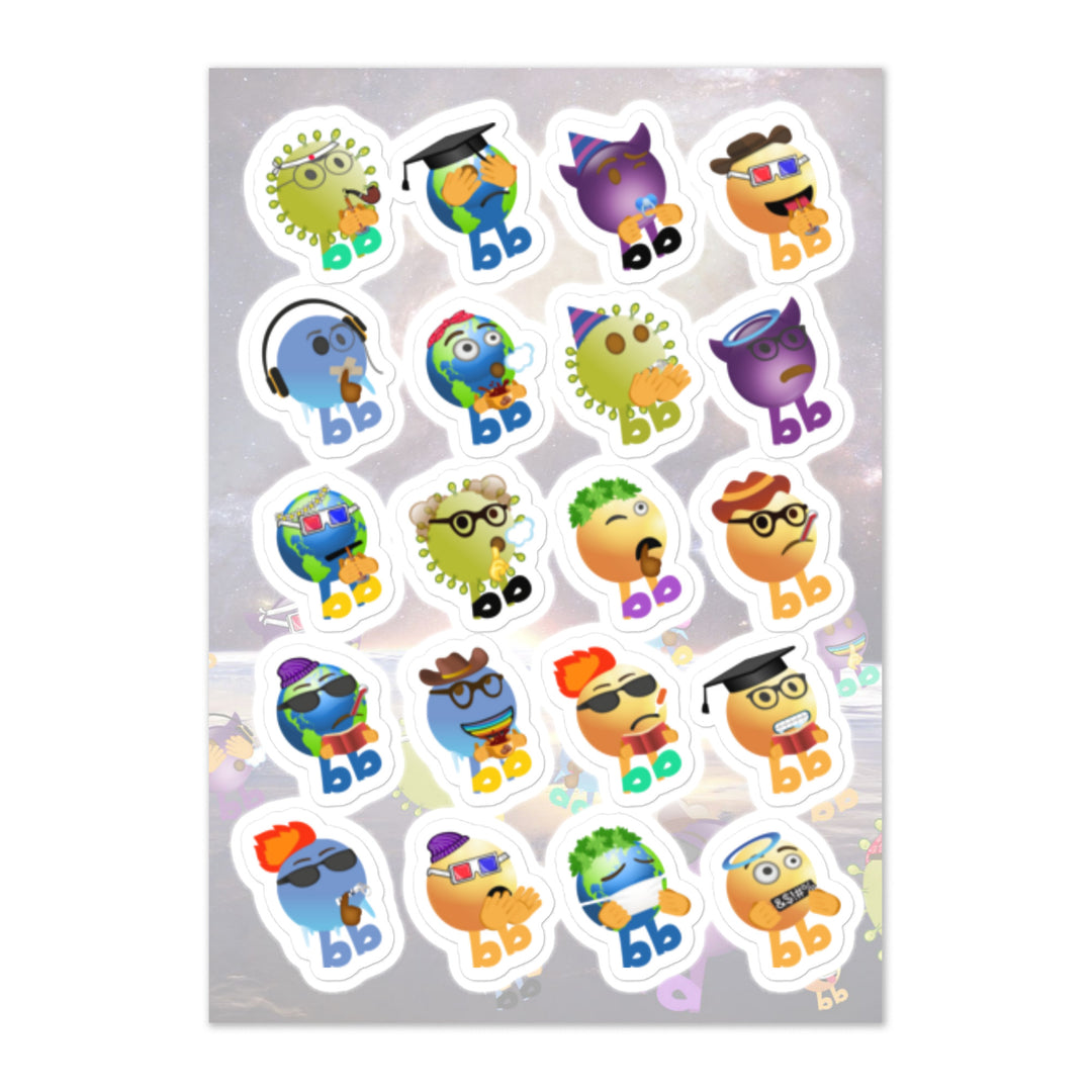 Megabb Buddy Stickers - Emojibb