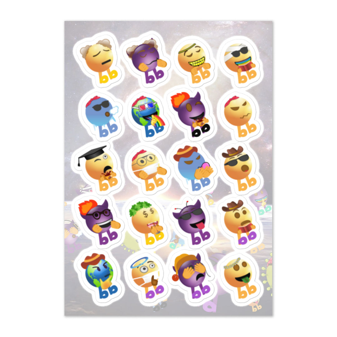 Megabb Buddy Stickers - Emojibb