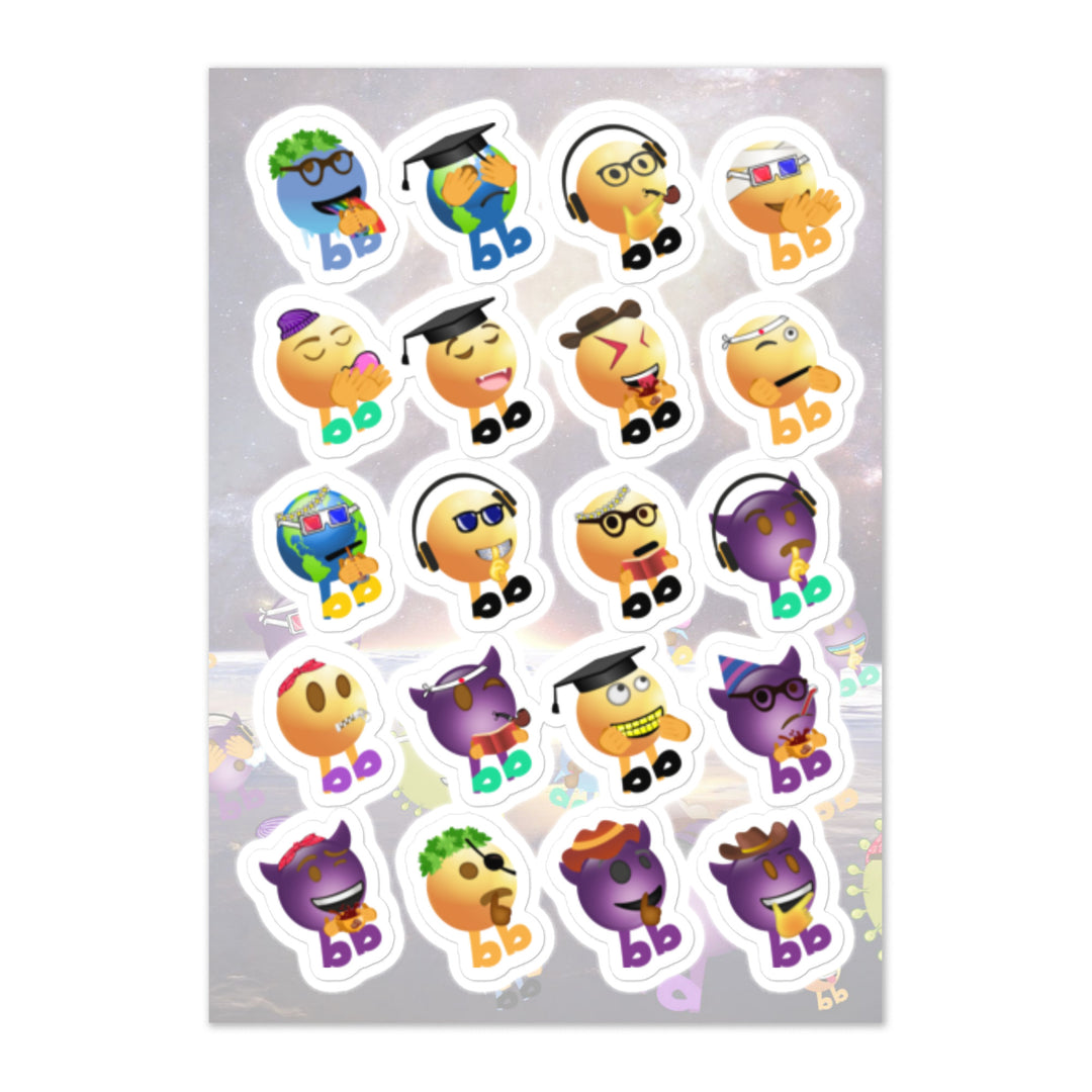 Megabb Buddy Stickers - Emojibb