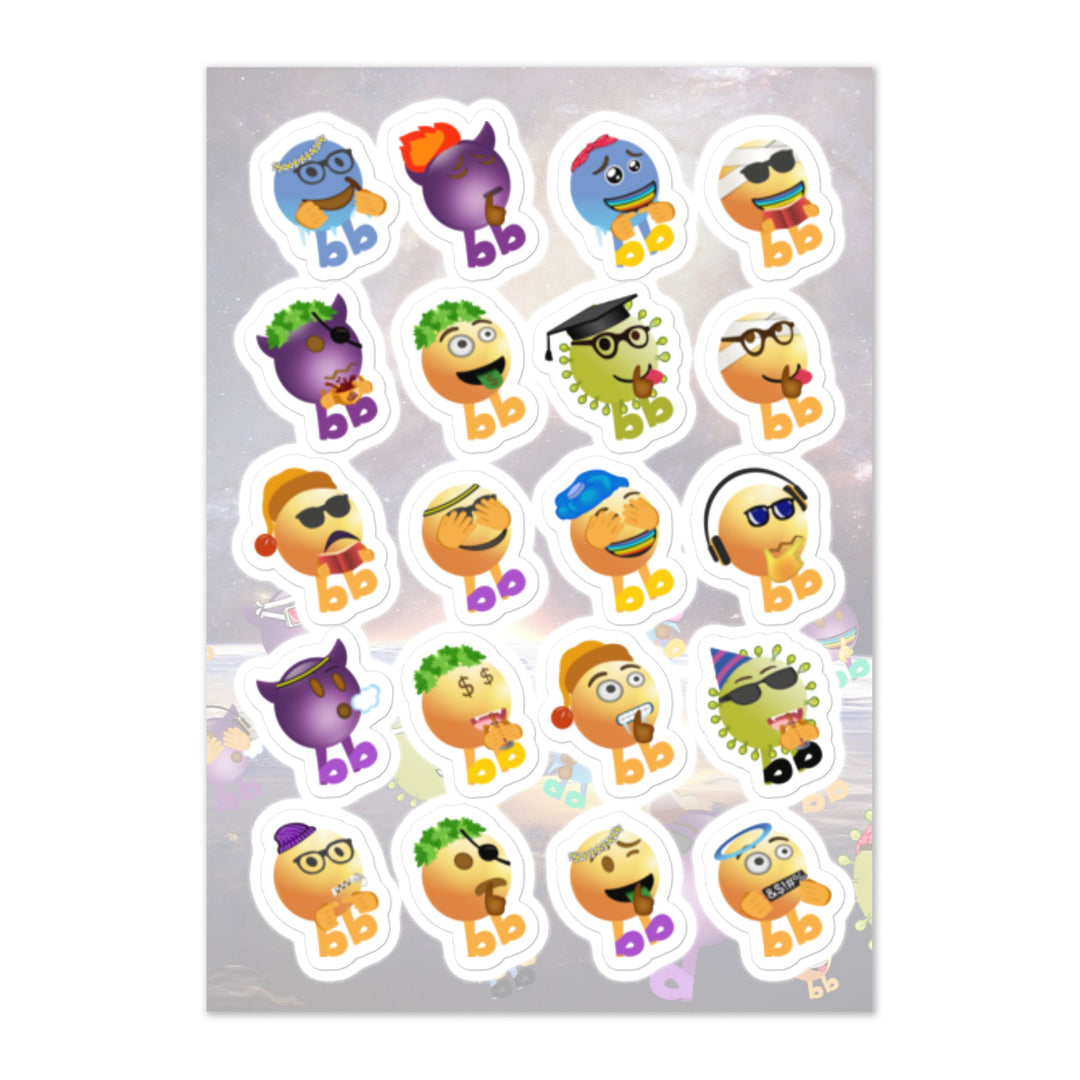 Megabb Buddy Stickers - Emojibb