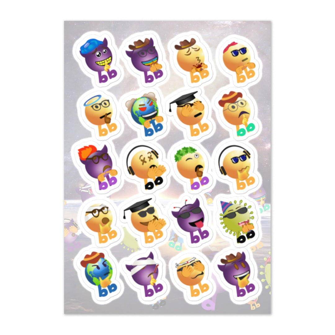 Megabb Buddy Stickers - Emojibb