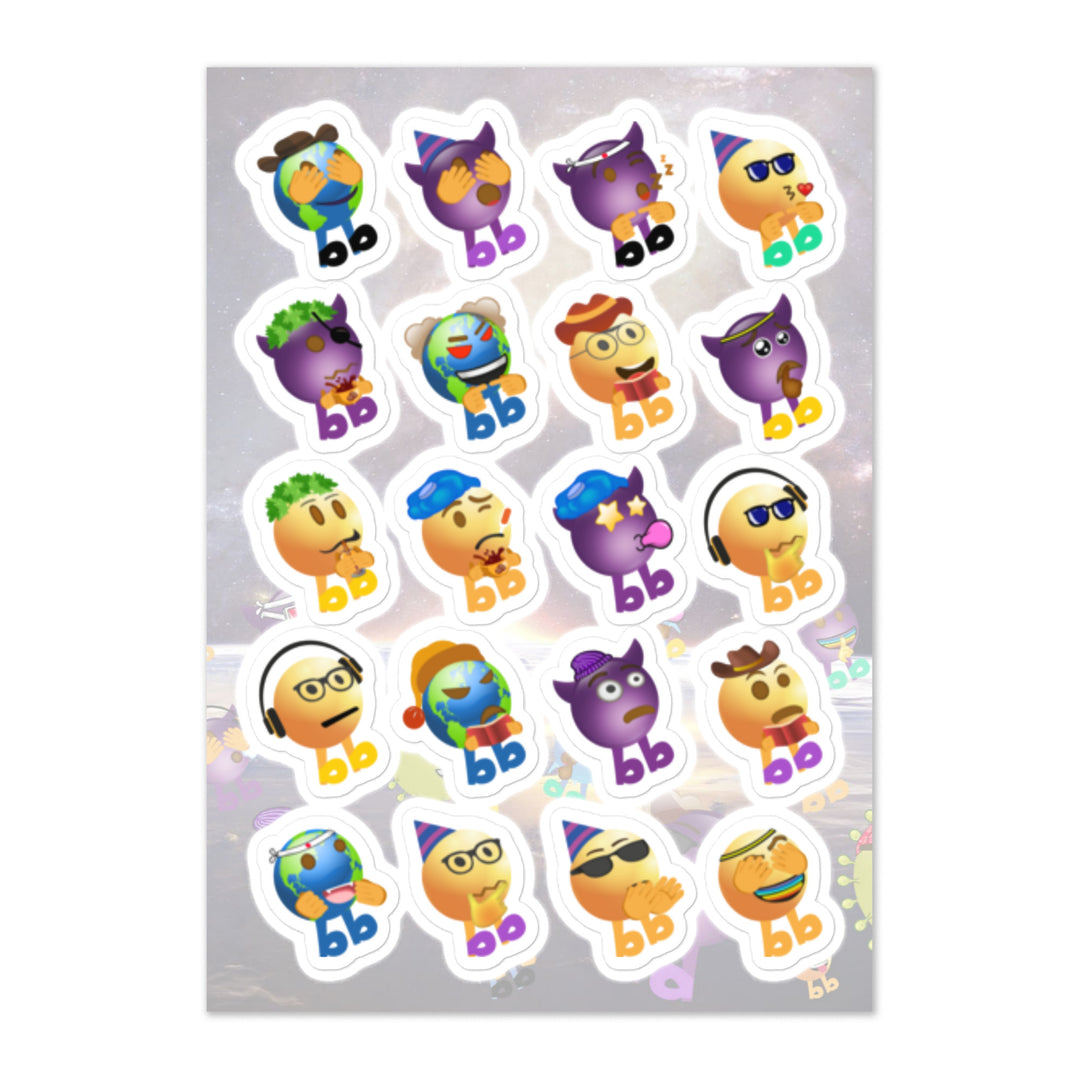 Megabb Buddy Stickers - Emojibb