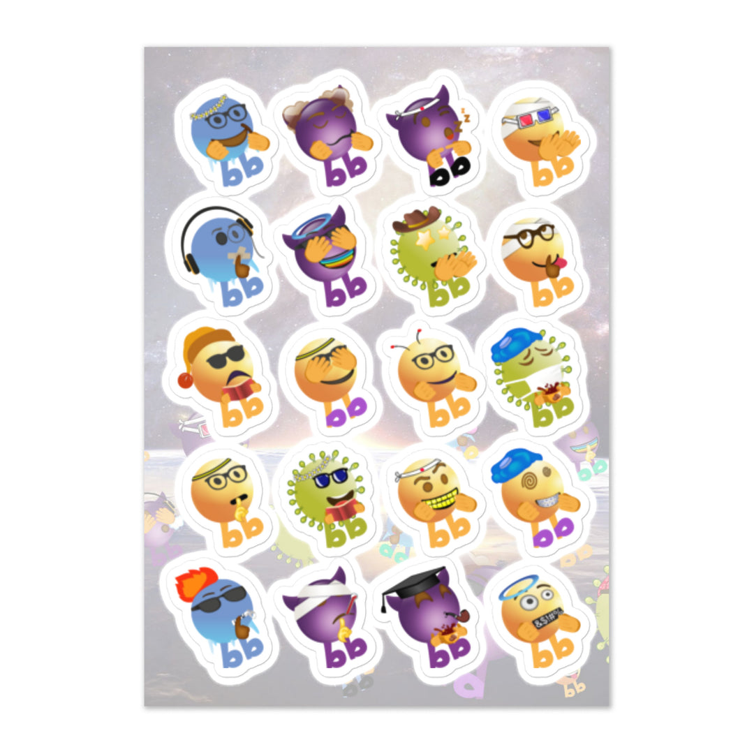 Megabb Buddy Stickers - Emojibb