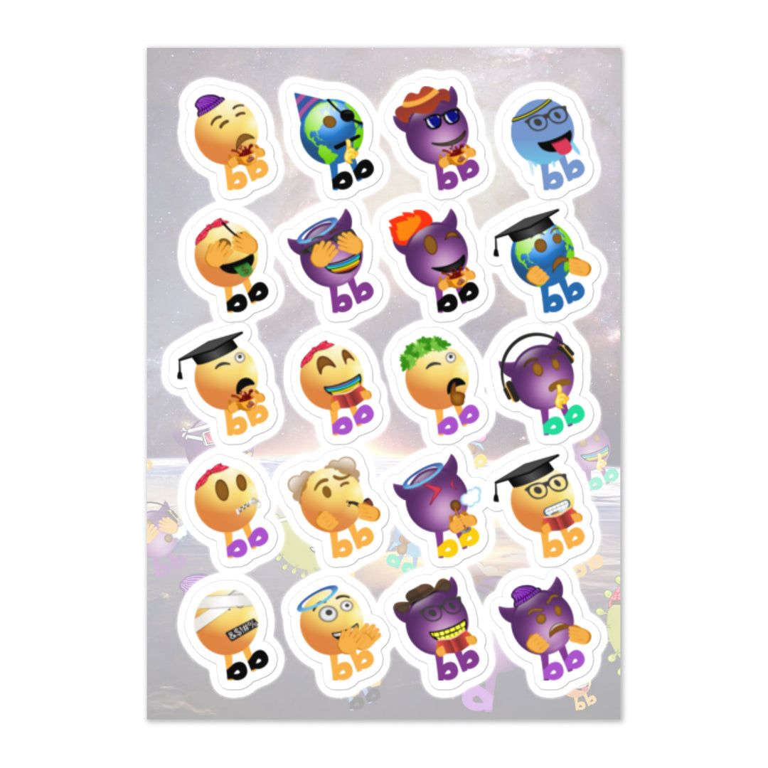 Megabb Buddy Stickers - Emojibb