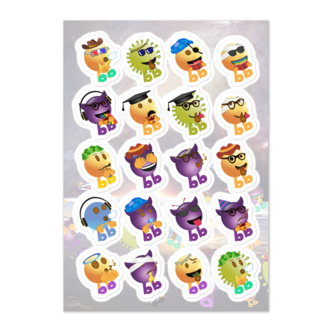 Megabb Buddy Stickers - Emojibb