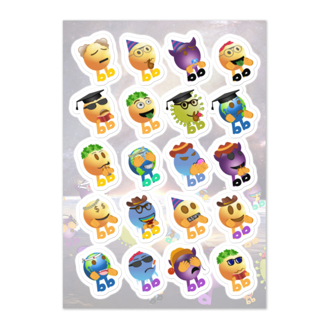 Megabb Buddy Stickers - Emojibb