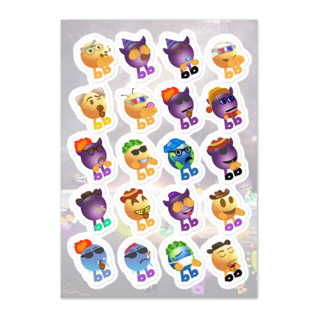 Megabb Buddy Stickers - Emojibb