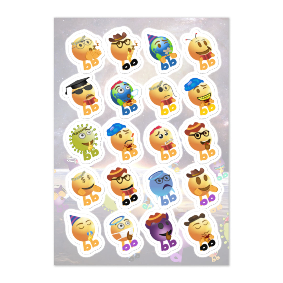 Megabb Buddy Stickers - Emojibb