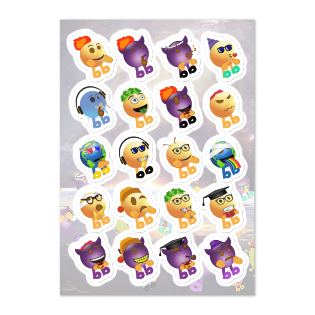 Megabb Buddy Stickers - Emojibb