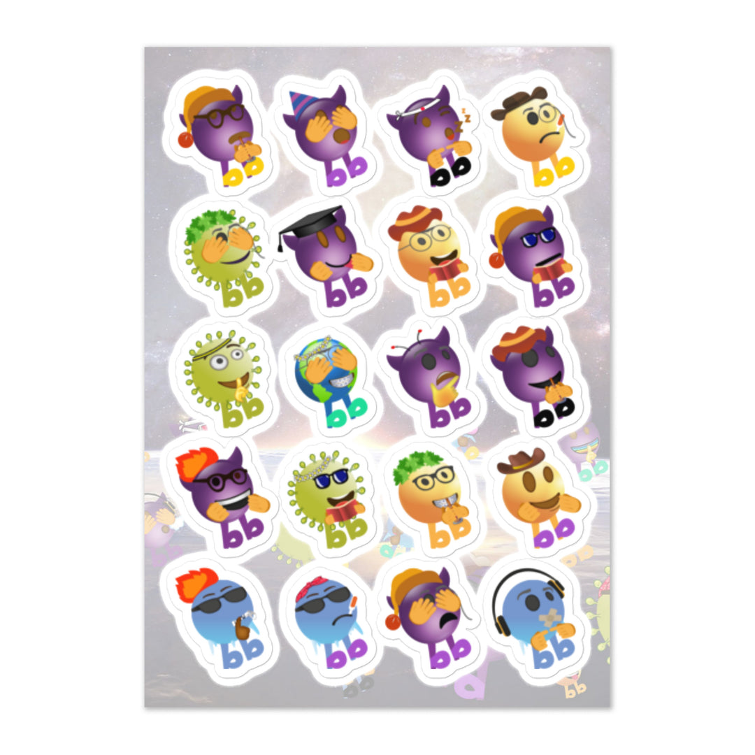 Megabb Buddy Stickers - Emojibb