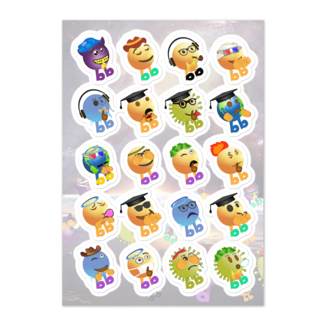 Megabb Buddy Stickers - Emojibb