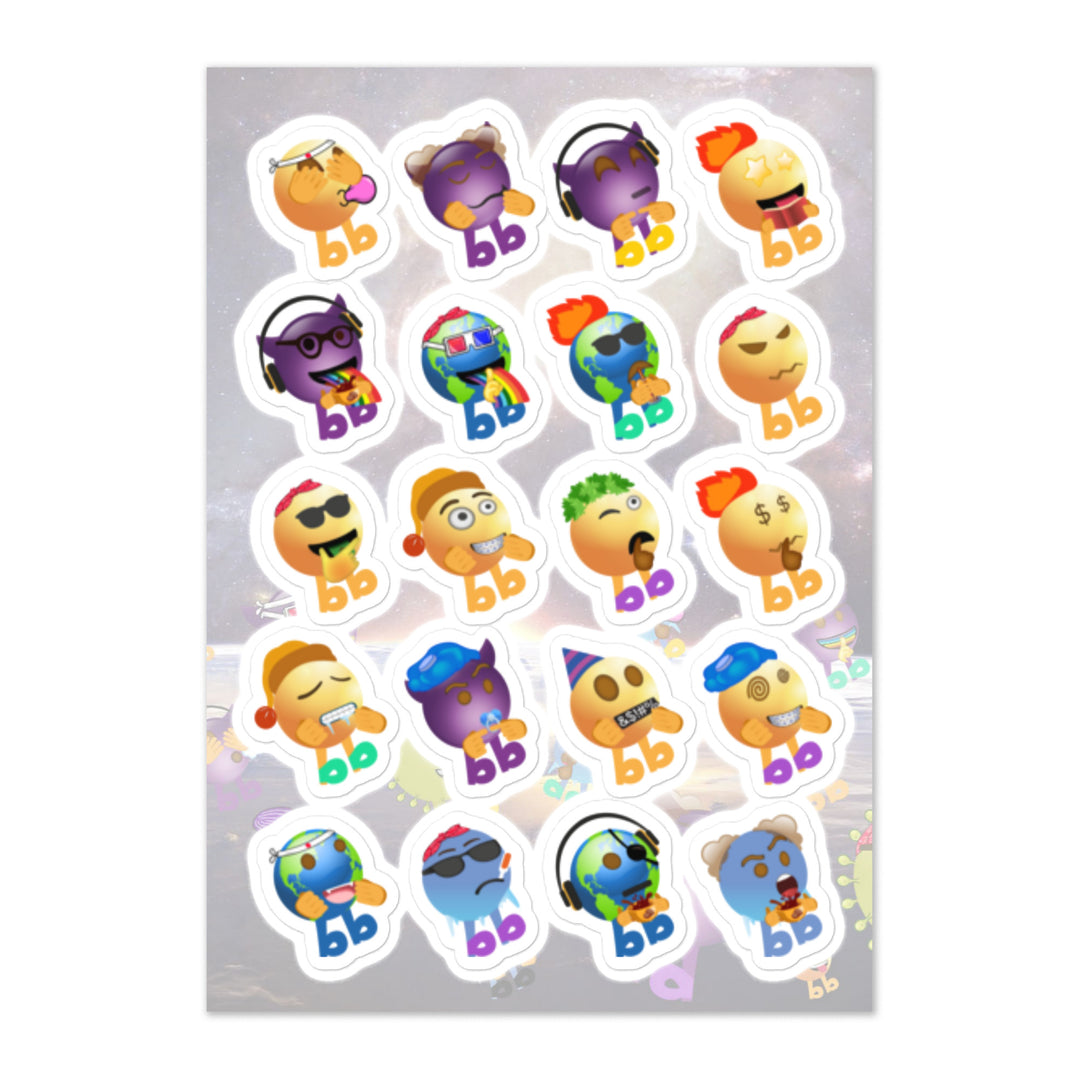 Megabb Buddy Stickers - Emojibb