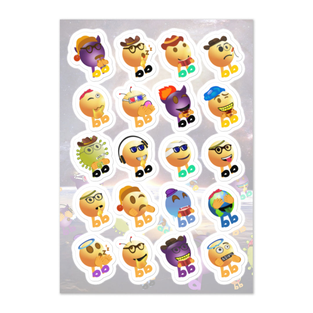 Megabb Buddy Stickers - Emojibb