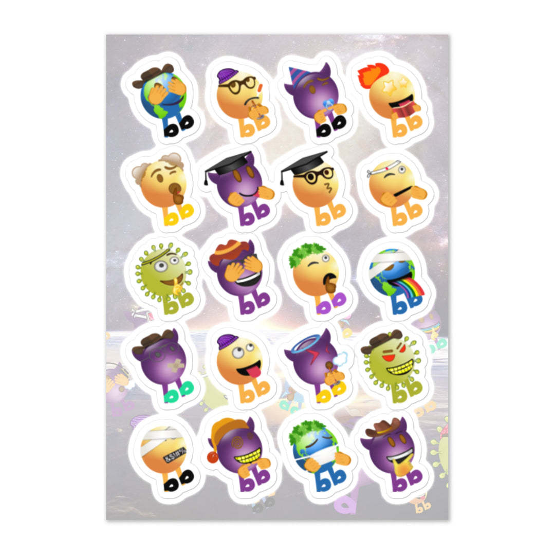 Megabb Buddy Stickers - Emojibb