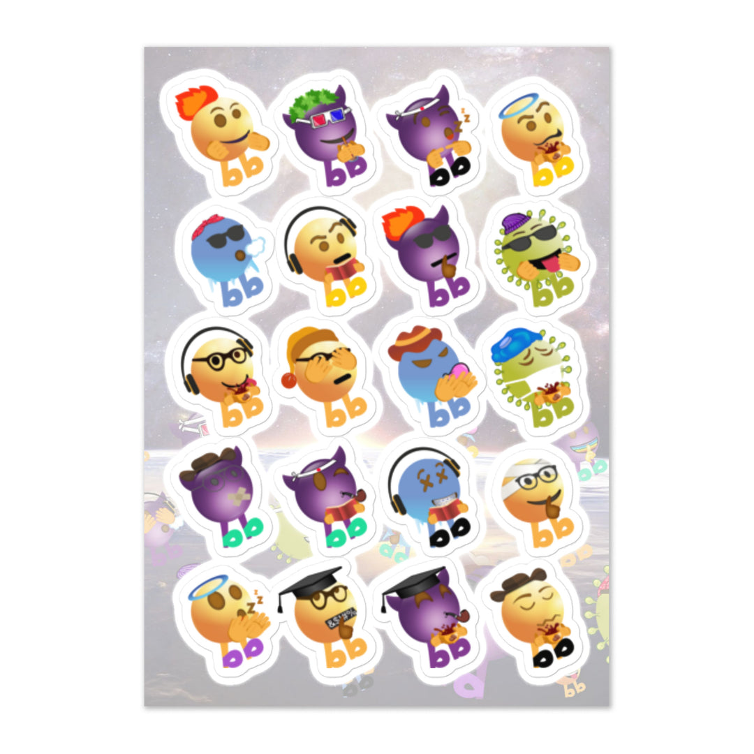 Megabb Buddy Stickers - Emojibb