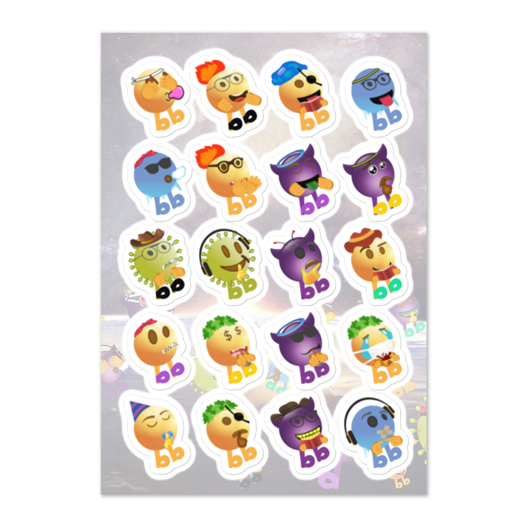 Megabb Buddy Stickers - Emojibb