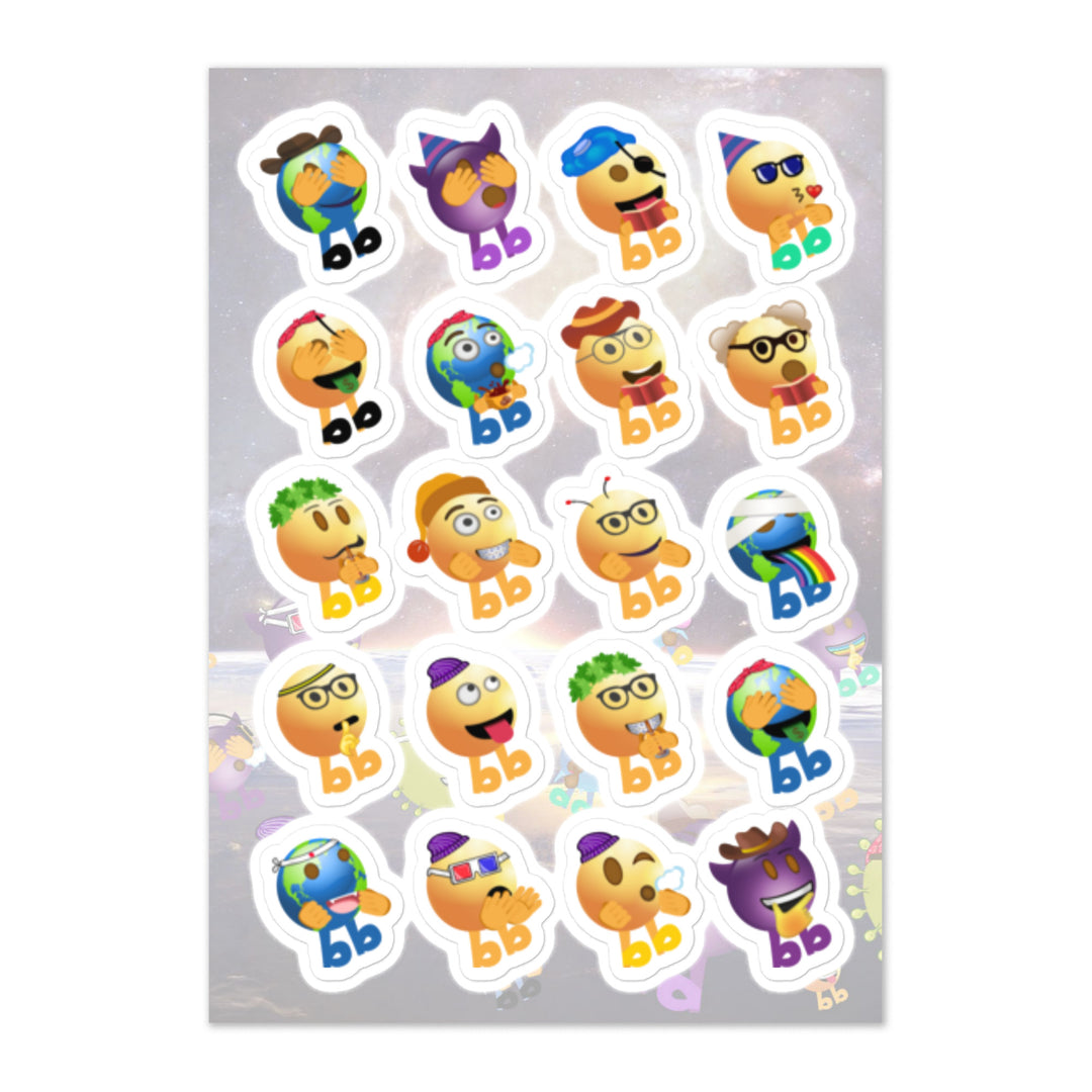 Megabb Buddy Stickers - Emojibb