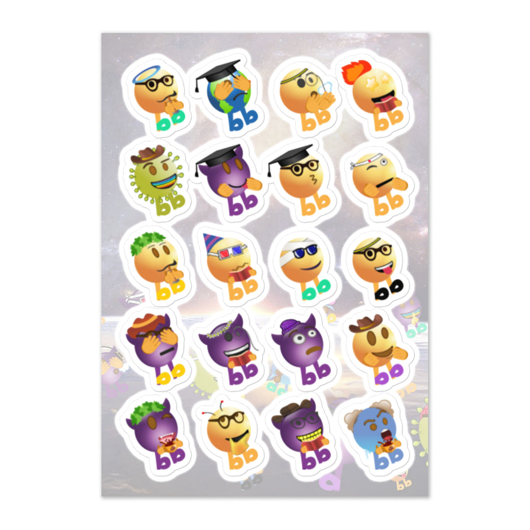 Megabb Buddy Stickers - Emojibb