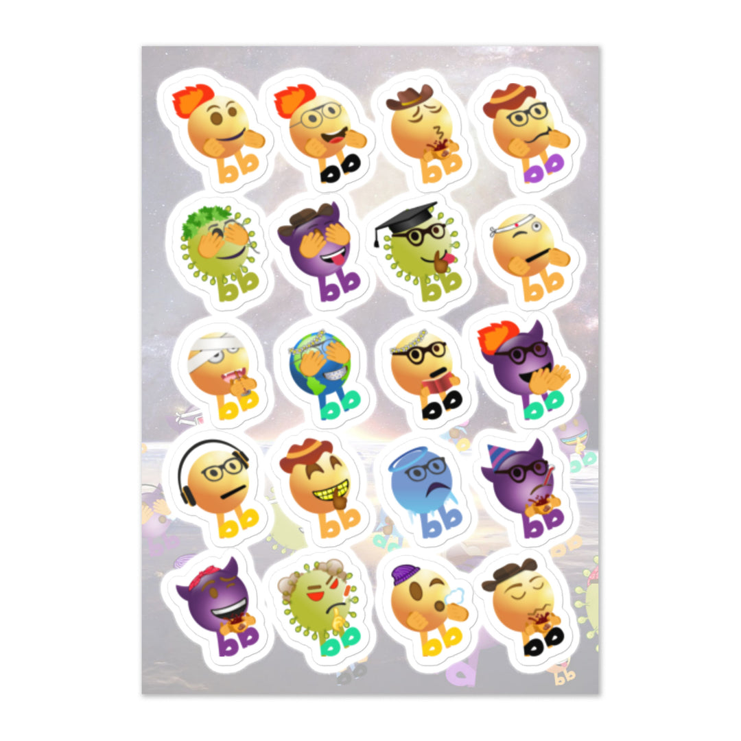 Megabb Buddy Stickers - Emojibb