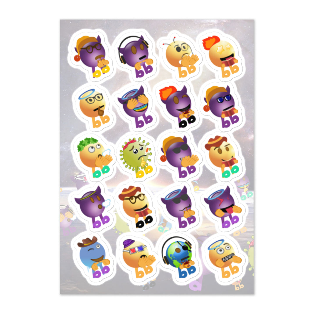 Megabb Buddy Stickers - Emojibb