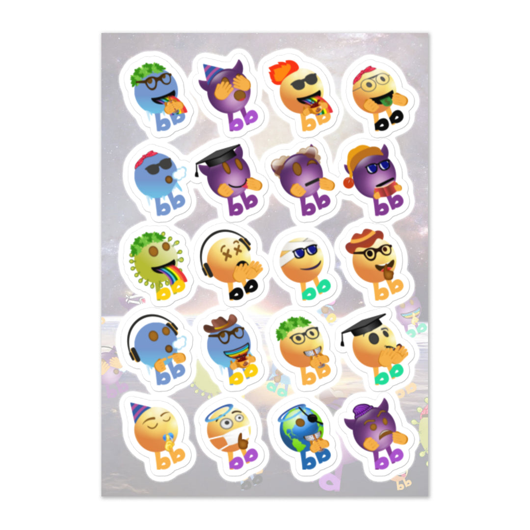 Megabb Buddy Stickers - Emojibb