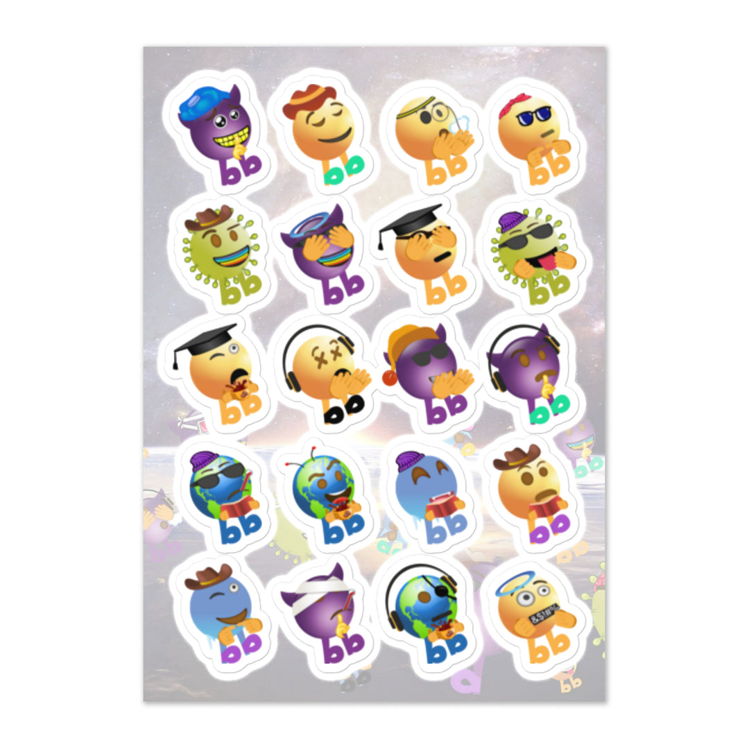 Megabb Buddy Stickers - Emojibb