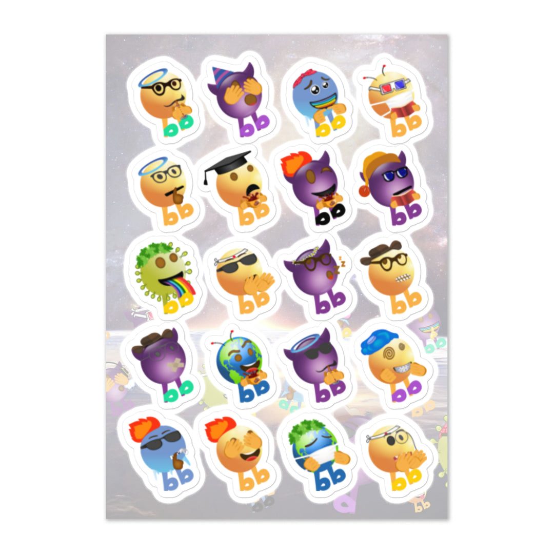 Megabb Buddy Stickers - Emojibb