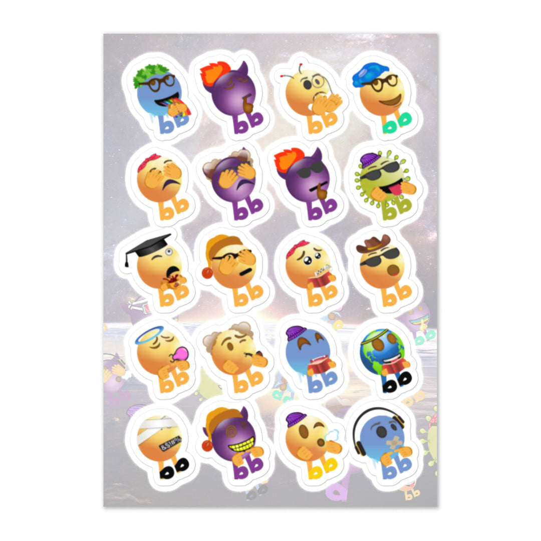 Megabb Buddy Stickers - Emojibb