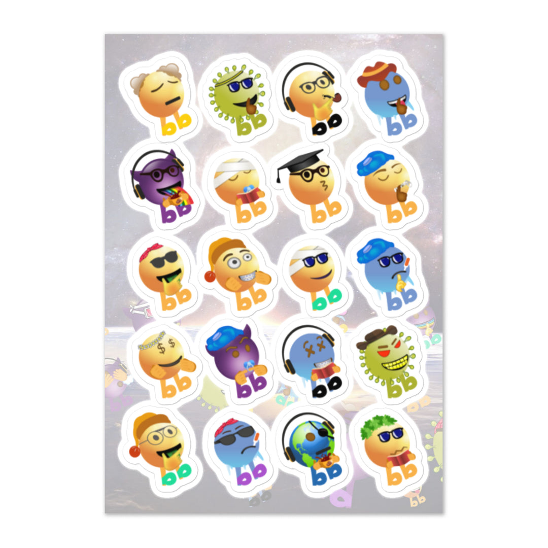 Megabb Buddy Stickers - Emojibb