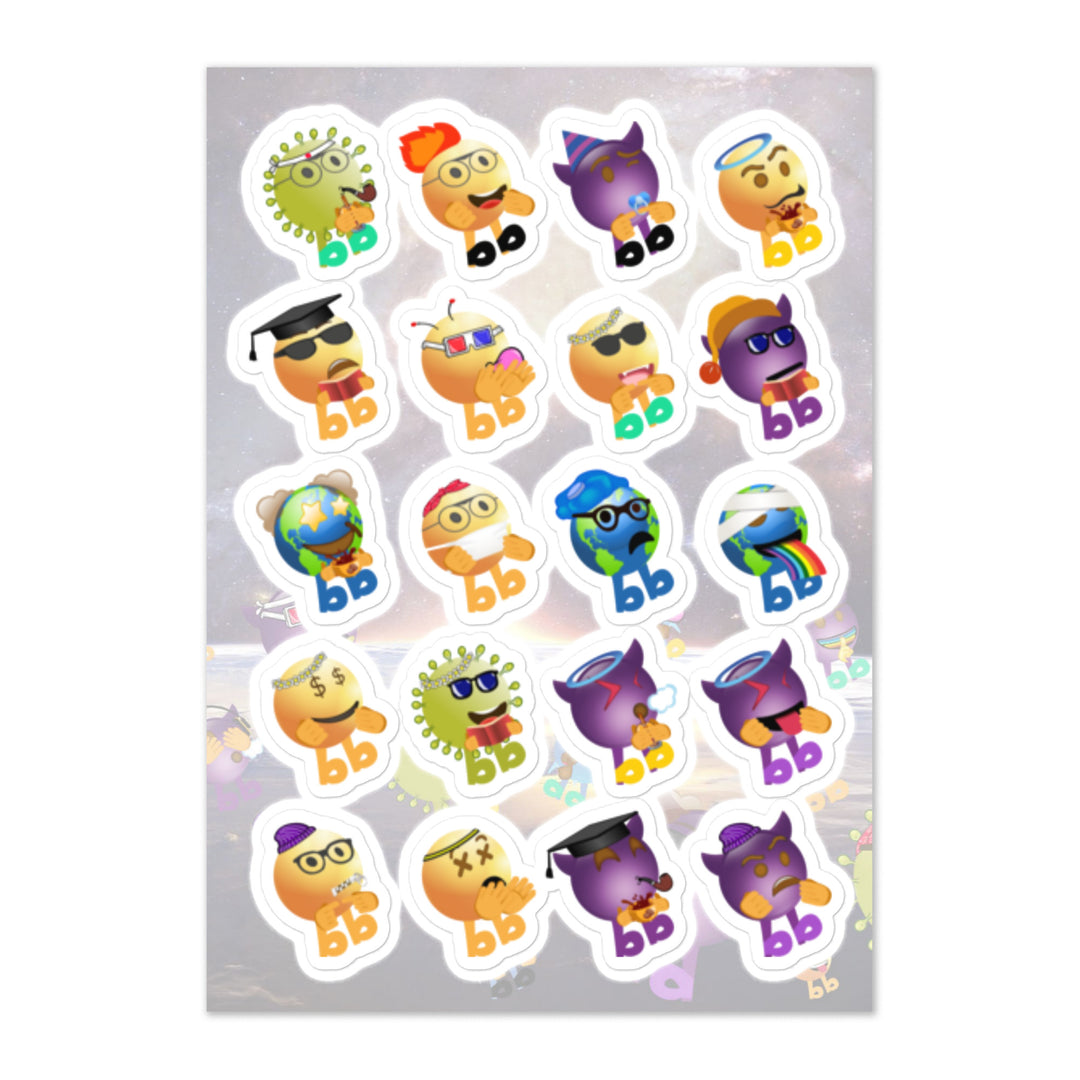 Megabb Buddy Stickers - Emojibb