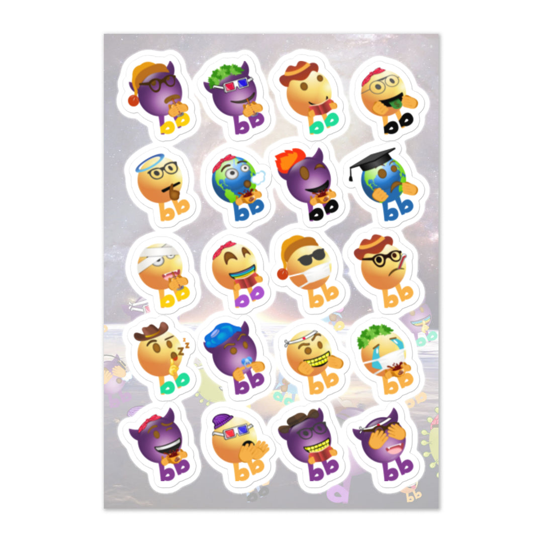 Megabb Buddy Stickers - Emojibb