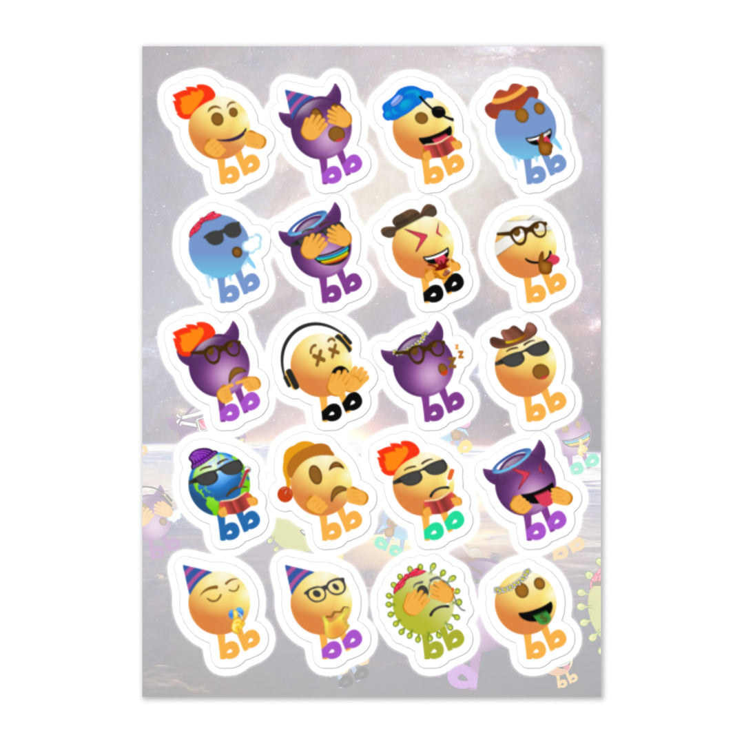 Megabb Buddy Stickers - Emojibb