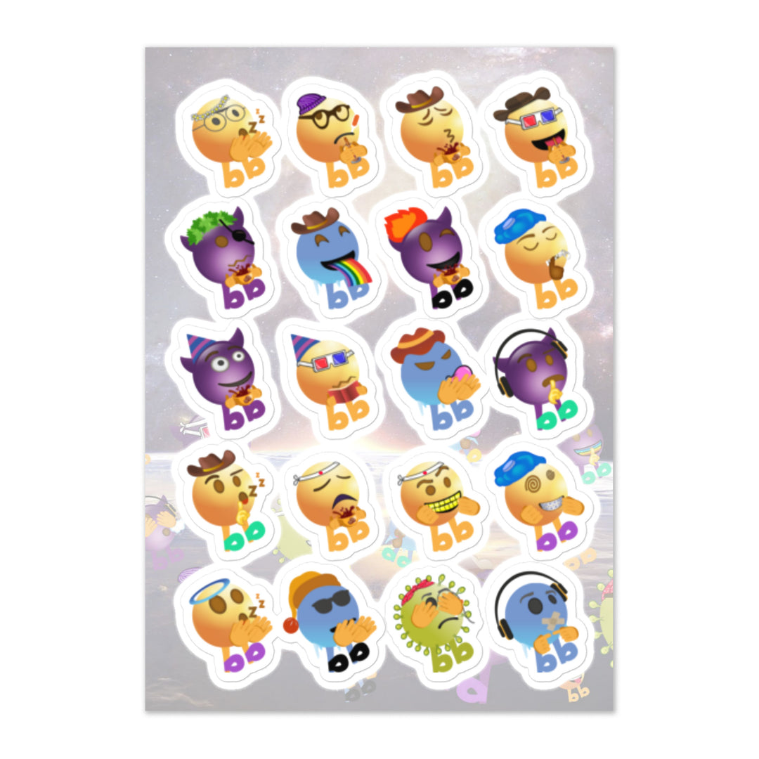 Megabb Buddy Stickers - Emojibb