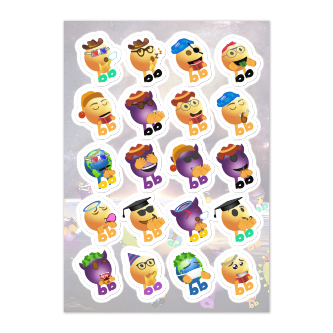 Megabb Buddy Stickers - Emojibb