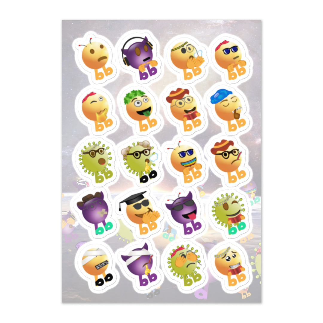 Megabb Buddy Stickers - Emojibb