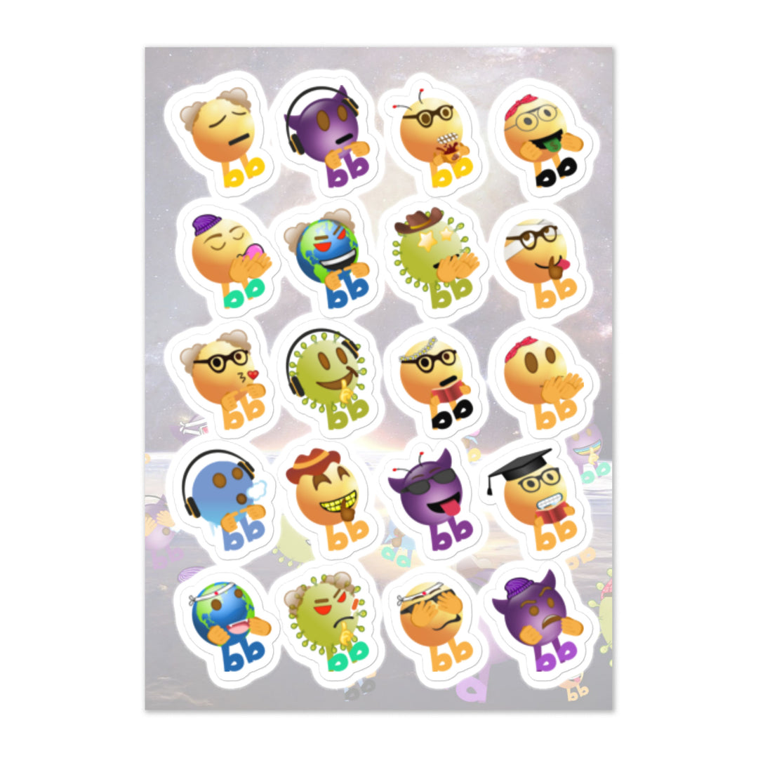 Megabb Buddy Stickers - Emojibb