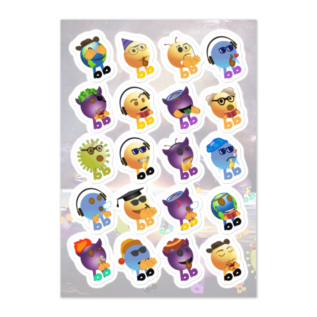 Megabb Buddy Stickers - Emojibb