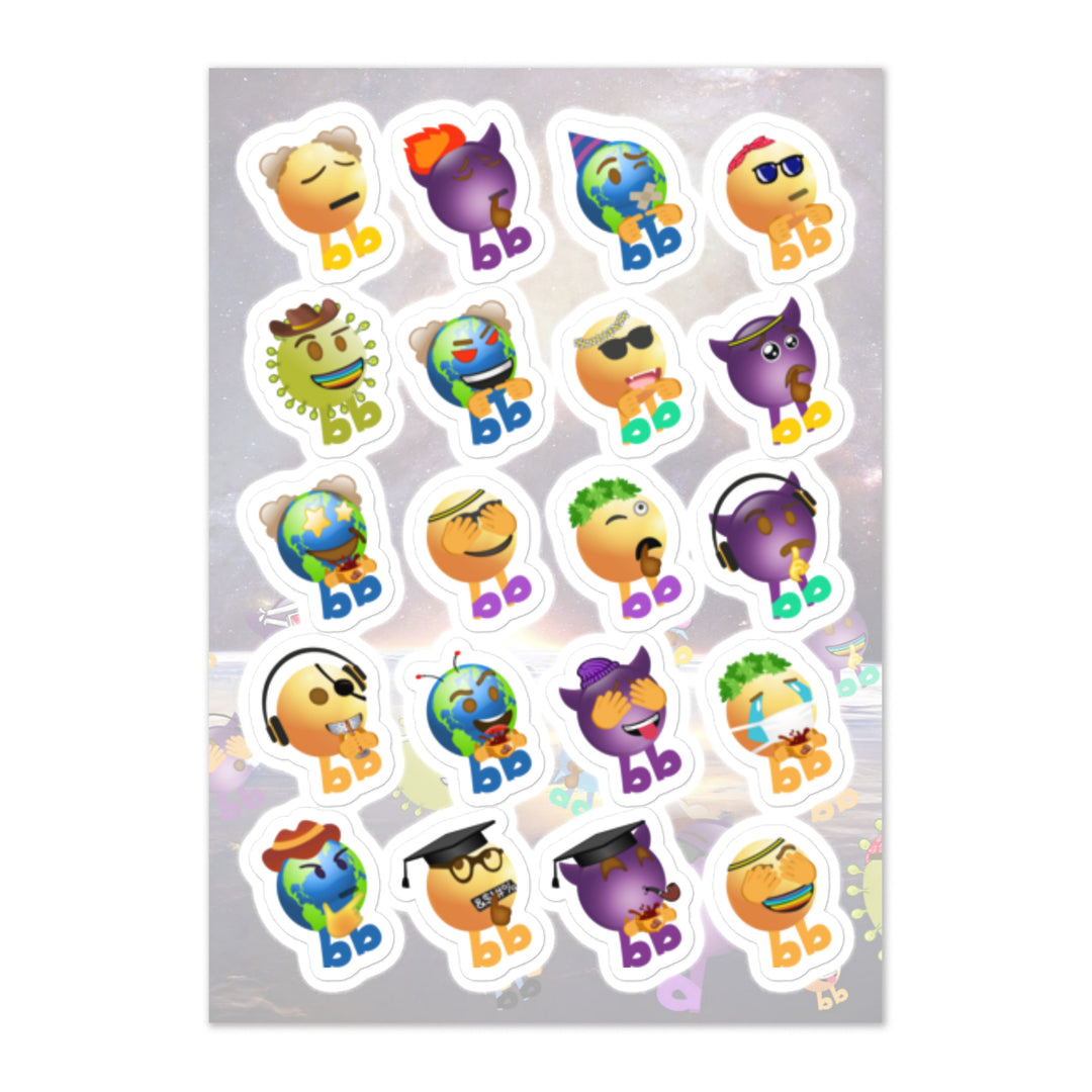 Megabb Buddy Stickers - Emojibb