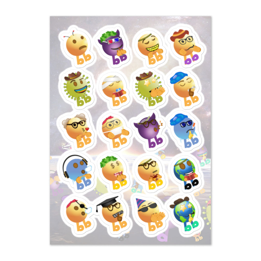 Megabb Buddy Stickers - Emojibb