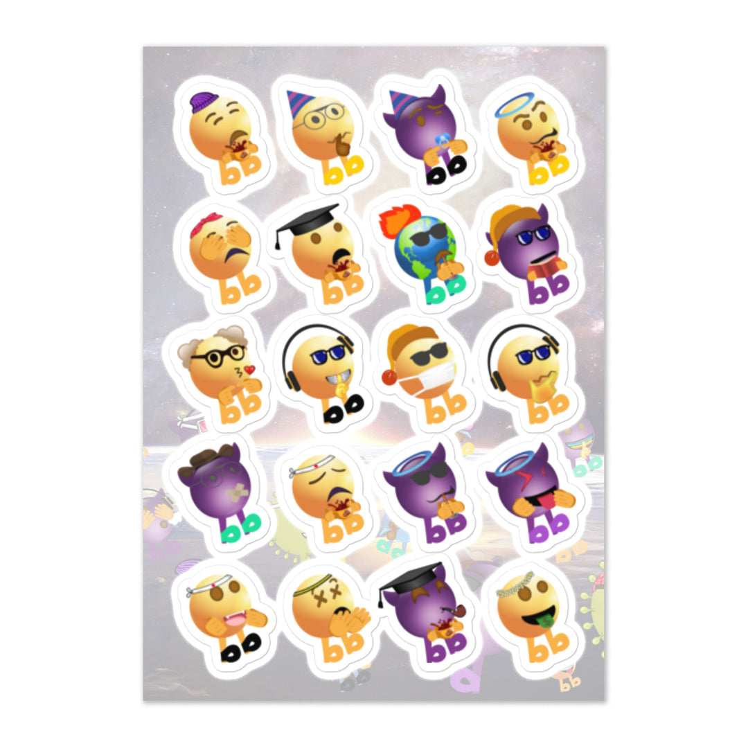 Megabb Buddy Stickers - Emojibb