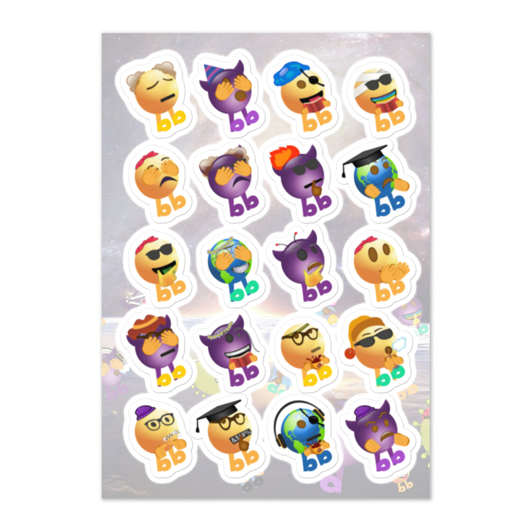 Megabb Buddy Stickers - Emojibb