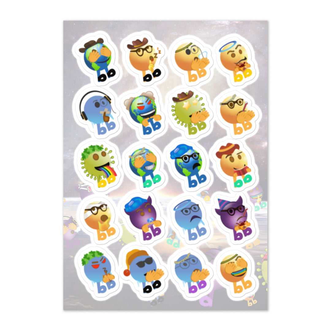 Megabb Buddy Stickers - Emojibb