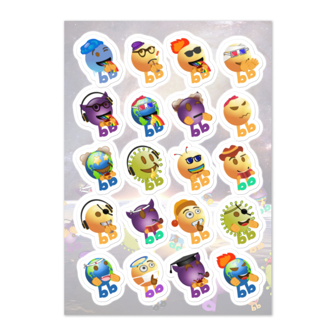 Megabb Buddy Stickers - Emojibb