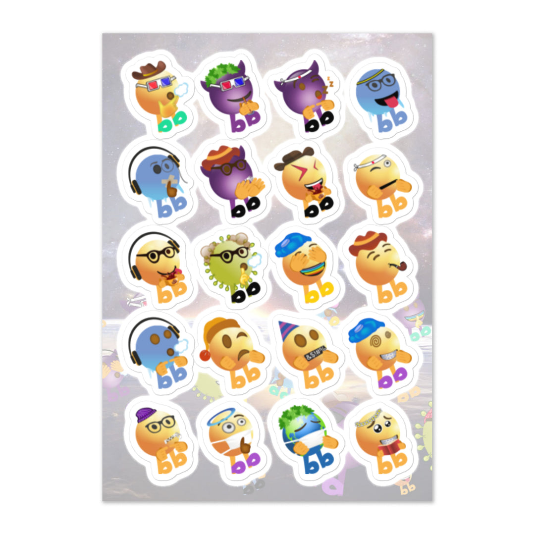 Megabb Buddy Stickers - Emojibb