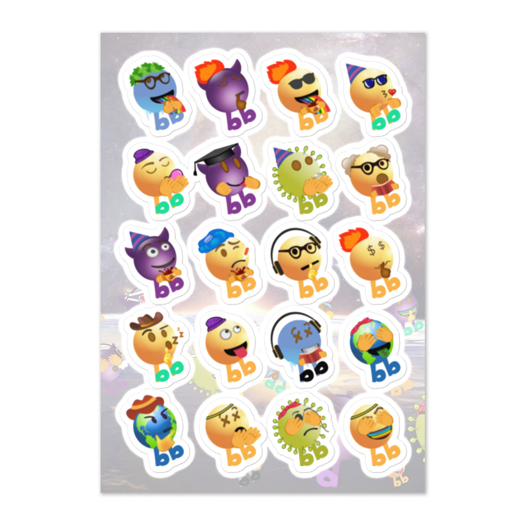 Megabb Buddy Stickers - Emojibb