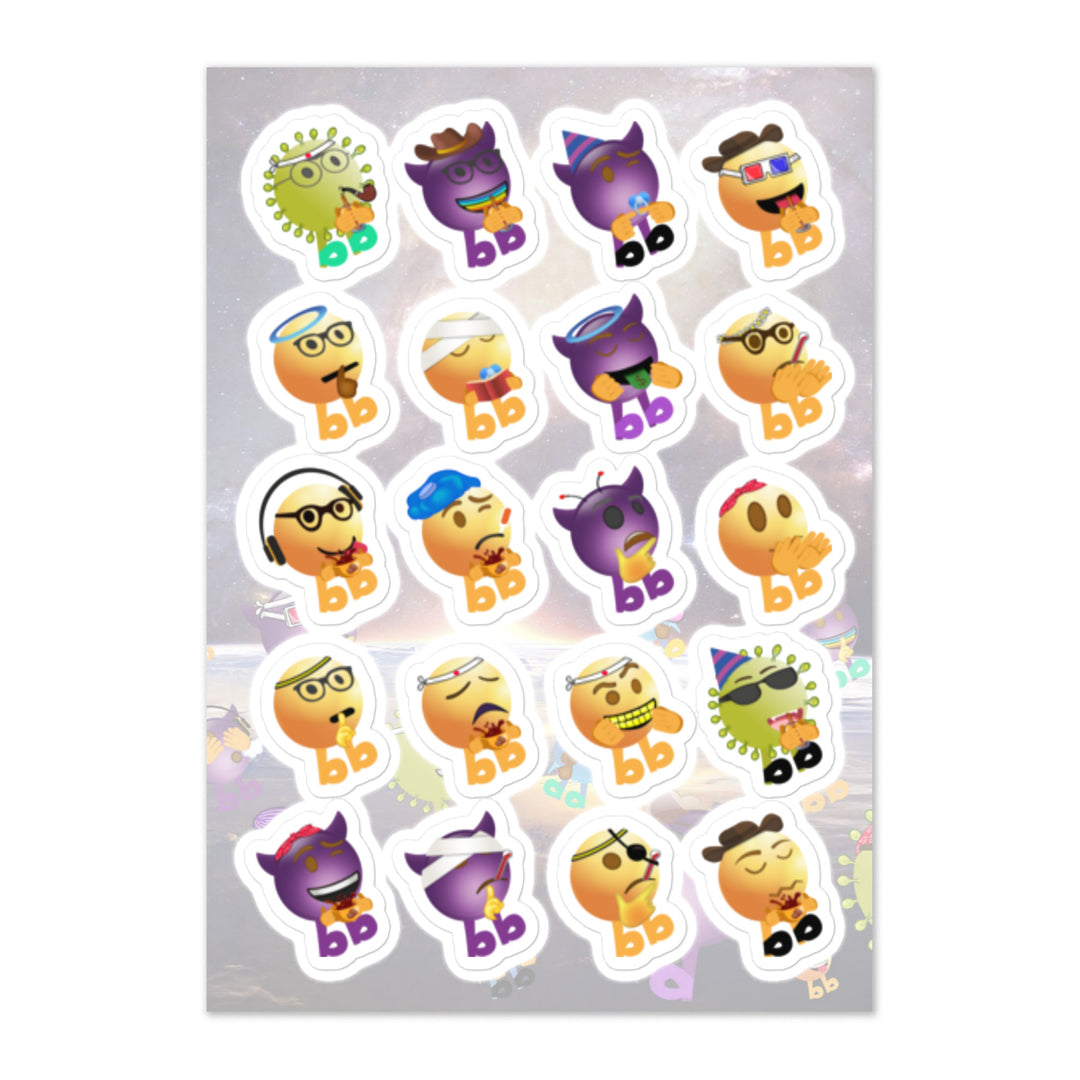 Megabb Buddy Stickers - Emojibb
