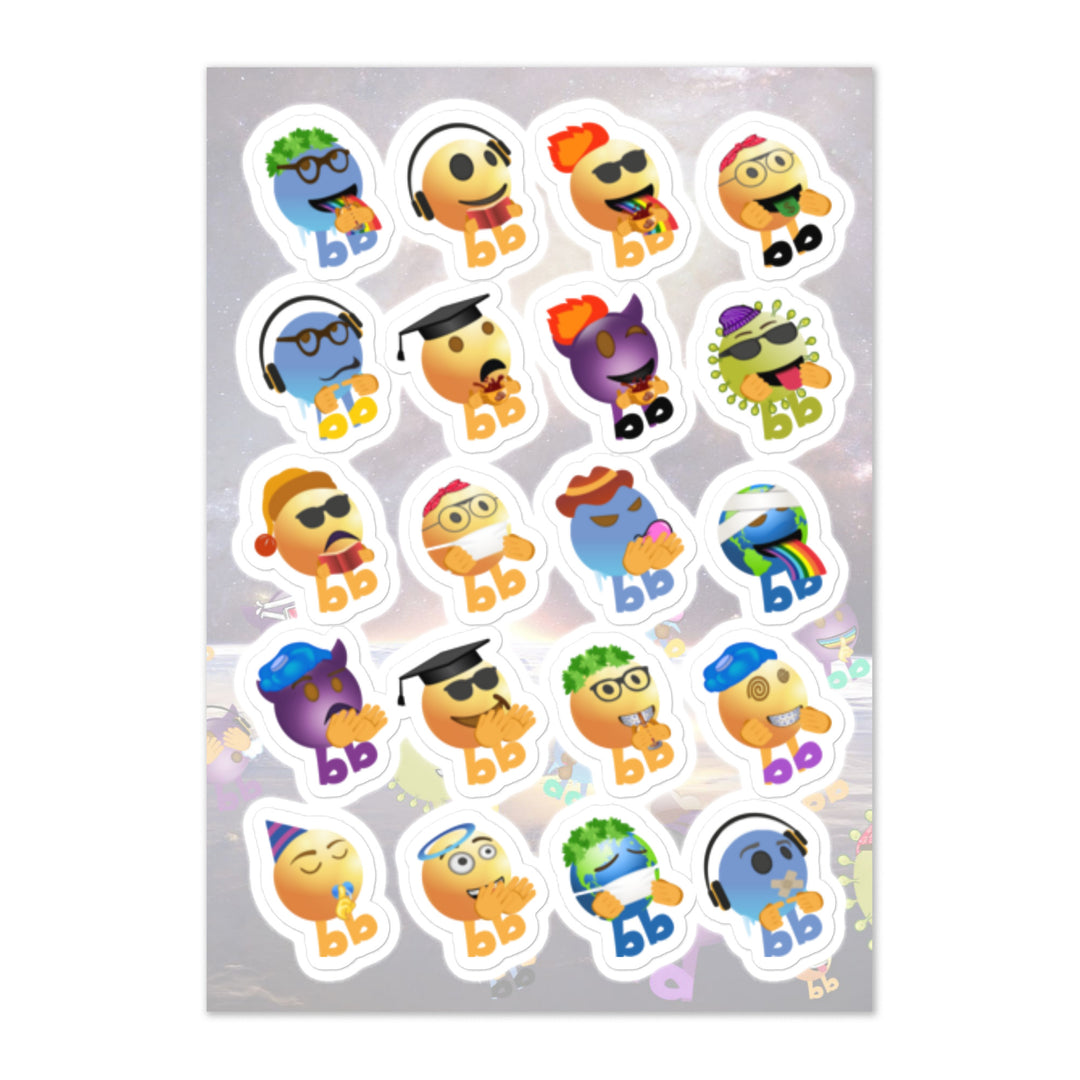 Megabb Buddy Stickers - Emojibb